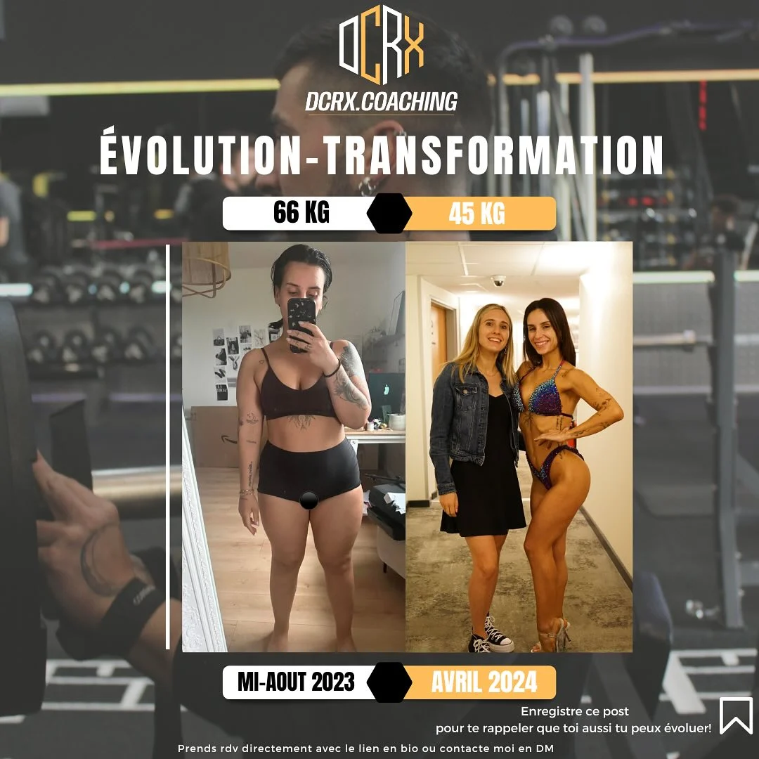 Transformation de Maëlle : −21 kg