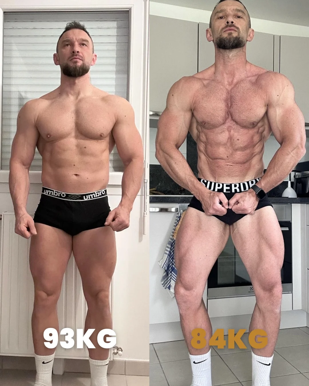 Transformation de Johan : −9 kg · 12 semaines